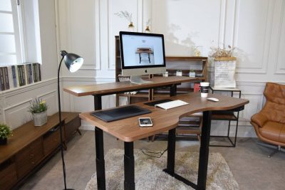 Gaze two-tiered smart standing desk